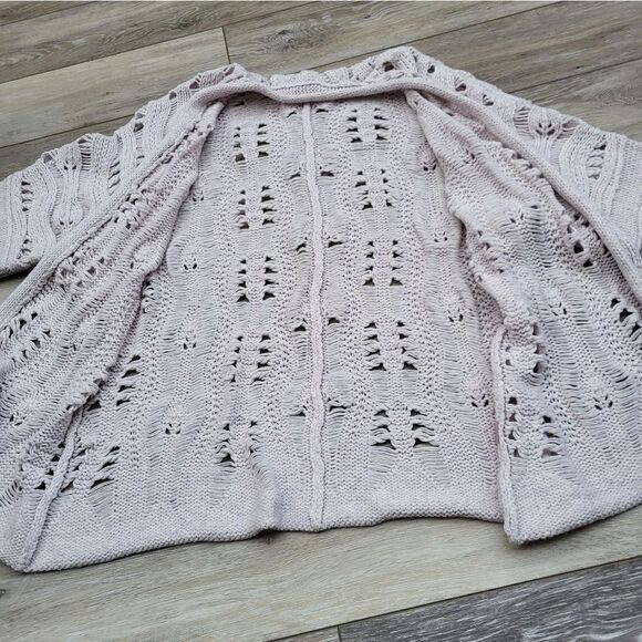 Calypso St. Barth Chic Knit Cardigan short sleeve alpaca wool blend - Picture 10 of 12